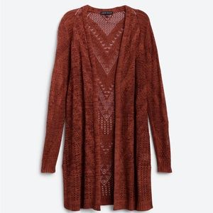 Burnt orange long sweater